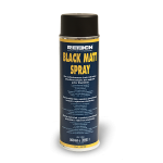 Spray vopsea negru mat cu lac - BLACK MATT SPRAY-Retech