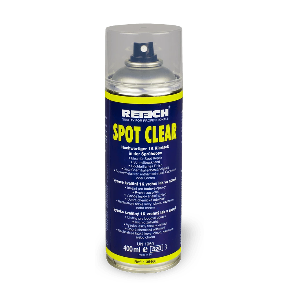 Spray lac transparent 1k - SPOT CLEAR, Retech
